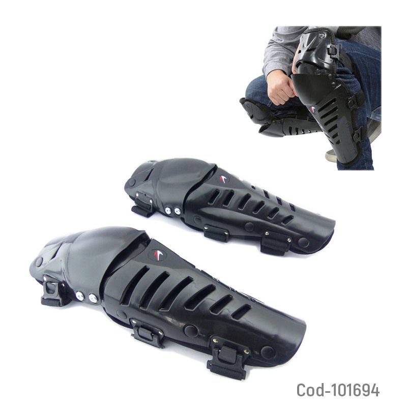 Rodilleras probiker, flexibles con pernos metalicos. set x 2. mayorista — imagen 2