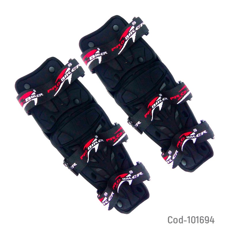 Rodilleras probiker, flexibles con pernos metalicos. set x 2. mayorista — imagen 3