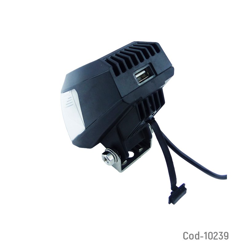 Neblinero led para moto ultra led con usb de carga a 20 watt mayorista — imagen 2