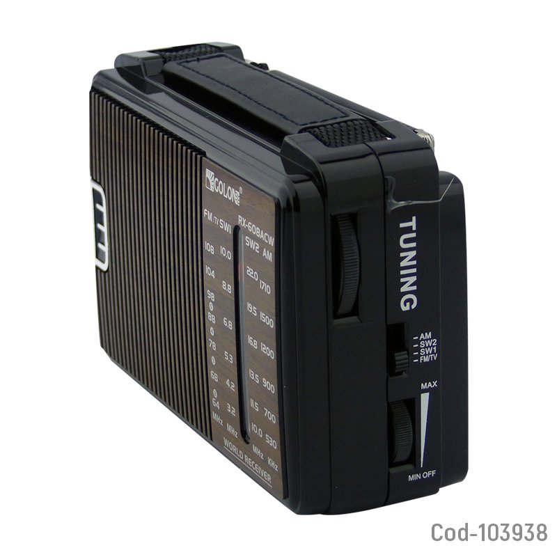 Radio multibanda golon modelo. rx-608acw 220 volt a pila mayorista — imagen 2
