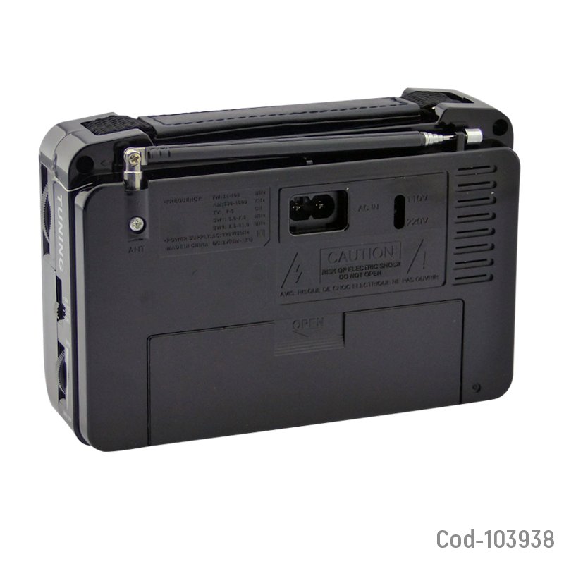Radio multibanda golon modelo. rx-608acw 220 volt a pila mayorista — imagen 3