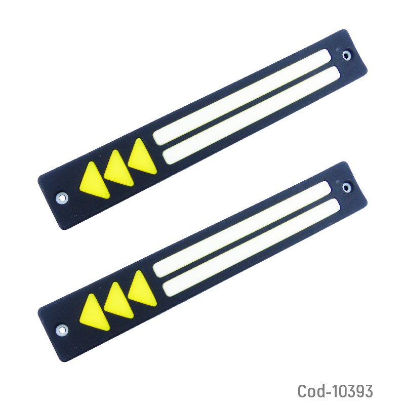 Neblinero led cob flexible de goma con luz ambar y blanca - pack de 10 unidades mayorista — imagen 4