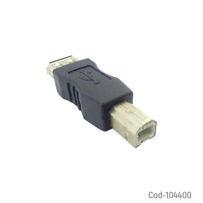 Adaptador USB-B A USB Hembra - Pack de 50 unidades 5,2cm x 1,6cm X 1,1cm por mayor en Chile