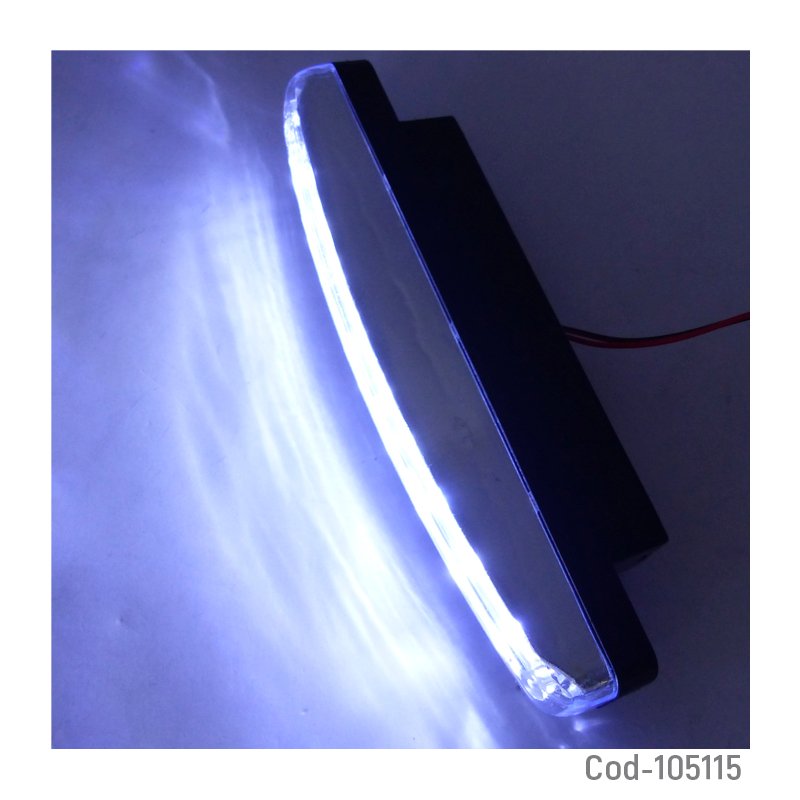 Neblinero de 8 led, de plastico pequeño. - pack de 10 unidades mayorista — imagen 2