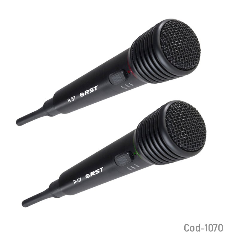 Microfono rst, inalambrico/alambrico r-57. alta calidad. mayorista — imagen 2