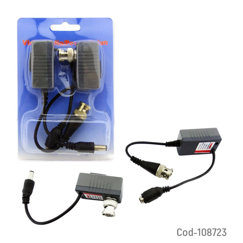 Balun de video bnc/dc. set x2. mayorista — imagen 2