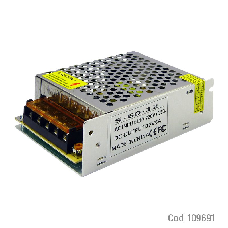 Fuente de poder 5 amperes para tira led mayorista — imagen 2