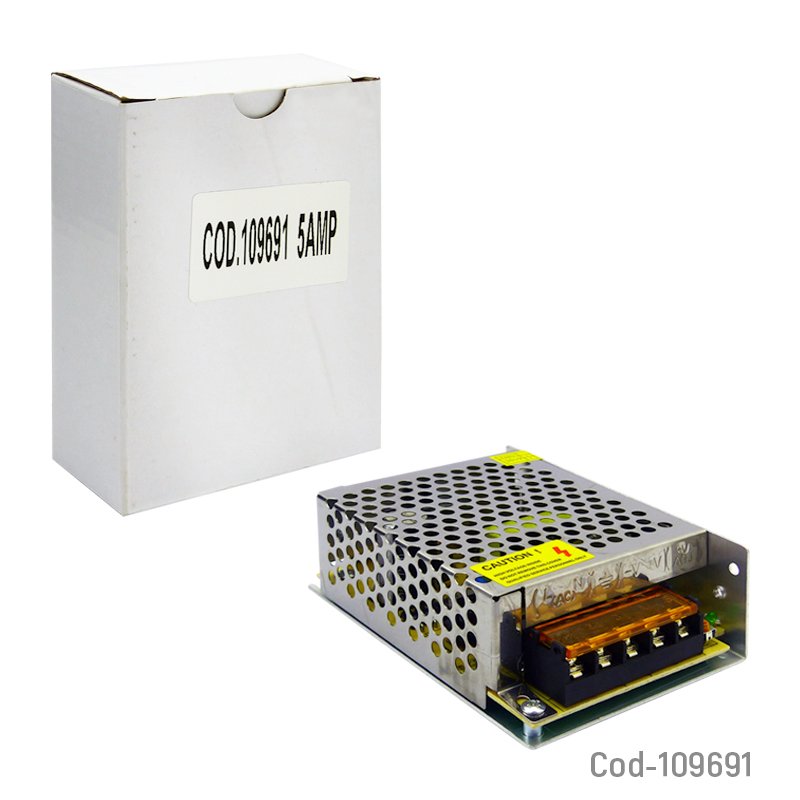 Fuente de poder 5 amperes para tira led mayorista — imagen 3