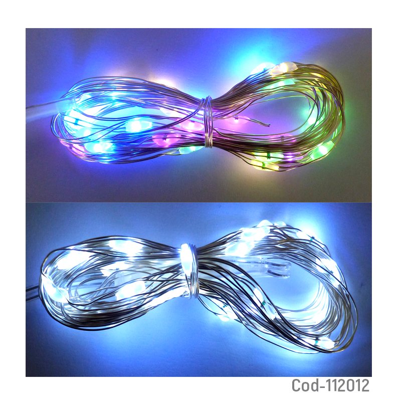 Guirnalda 30 led de 3 metros, 3 colores - pack de 20 unidades mayorista — imagen 2
