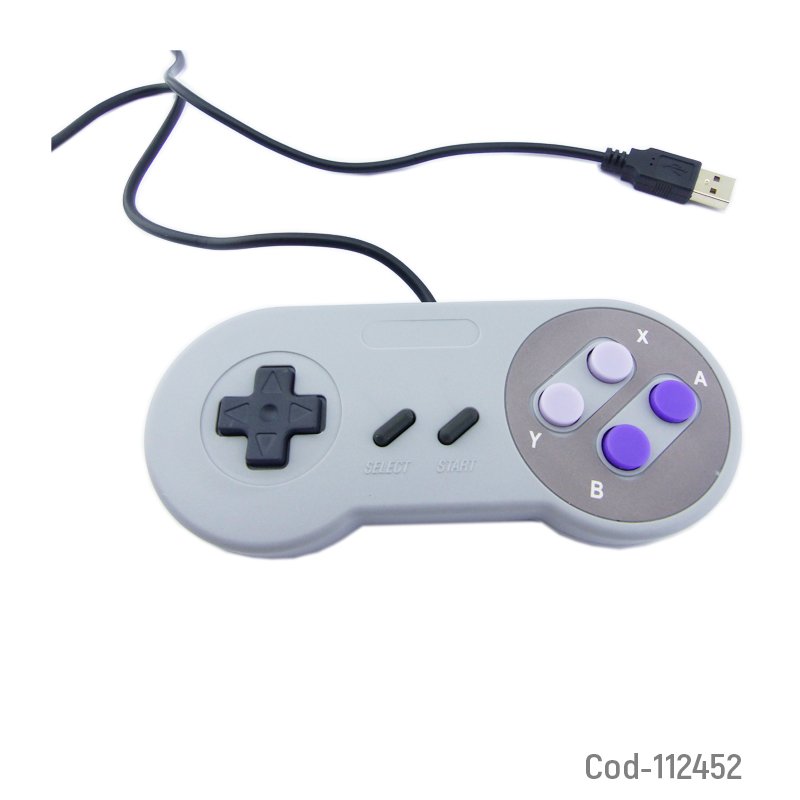 Joystick usb, tipo super nintendo retro. en caja. - pack de 10 unidades mayorista — imagen 3