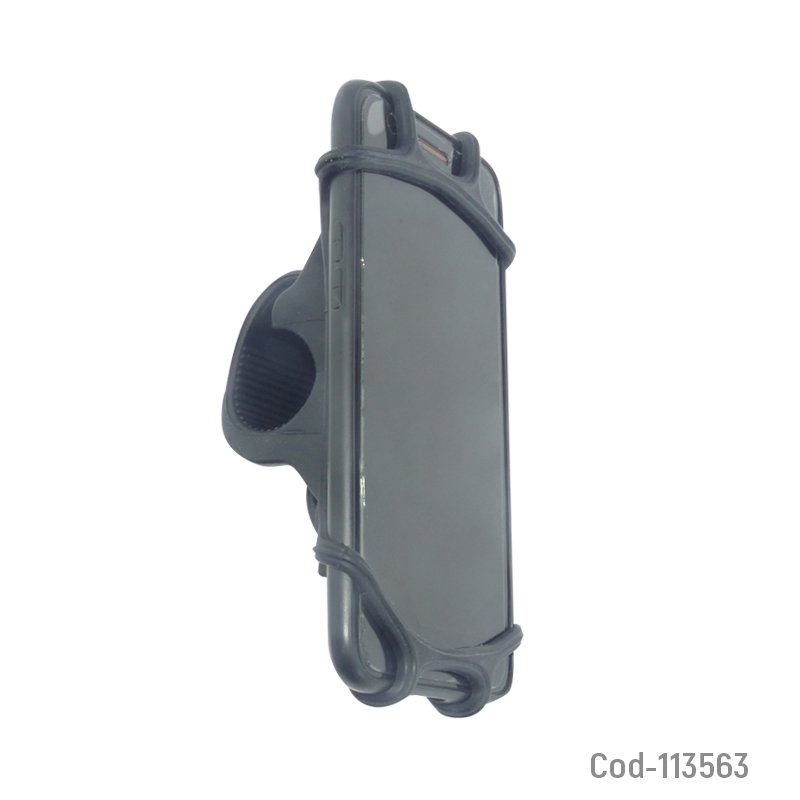 Porta smartphone para bicicleta, de silicona, hasta 7”. en caja. - pack de 10 unidades mayorista — imagen 2