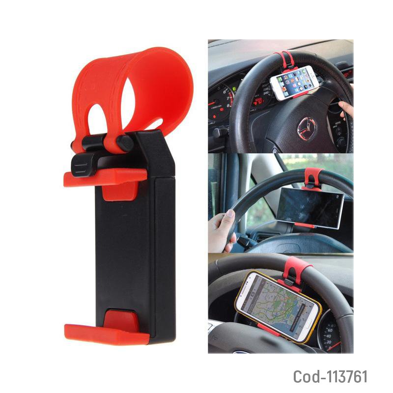 Porta smartphone para volante, en 2 colores. - pack de 20 unidades mayorista — imagen 2