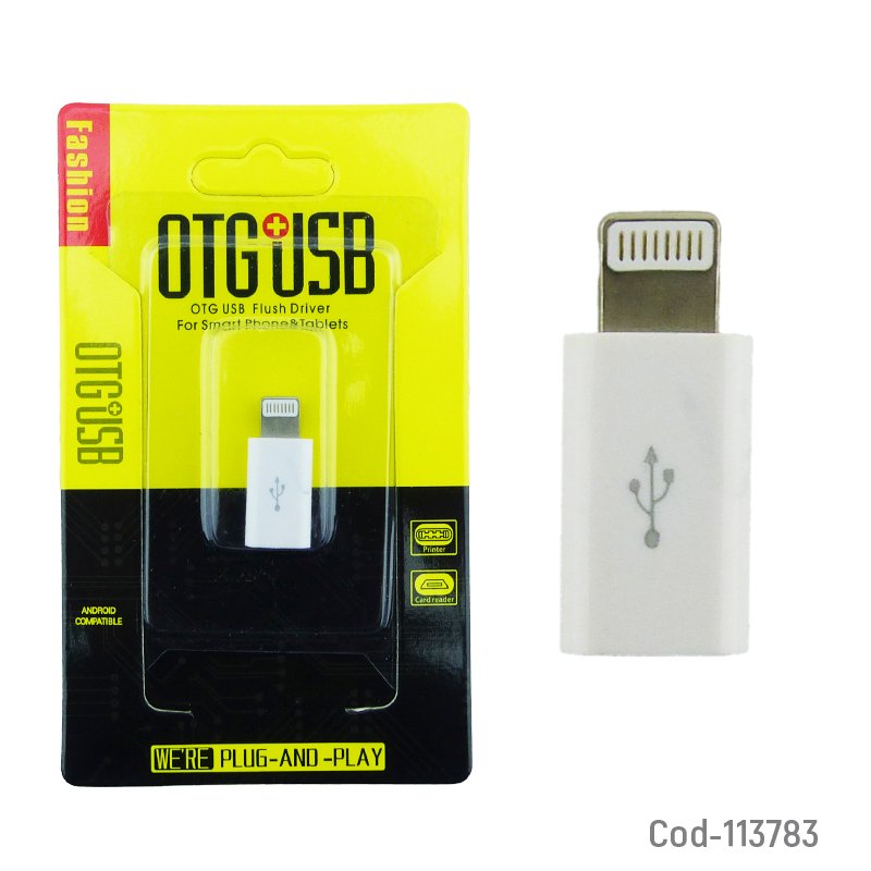 Adaptador de usb micro 5 pin hembra a lightning en blister - pack de 50 unidades mayorista — imagen 2