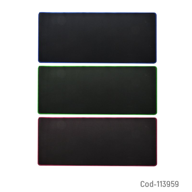 Pad mouse gamer, 70x30cm, 3 colores. en bolsa. - pack de 10 unidades mayorista — imagen 3
