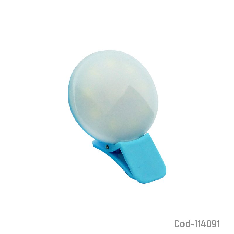 Flash LED Mini P/Smartphone, Ideal Selfie. En Caja. 4cm x 6cm x 2,5cm por mayor en Chile