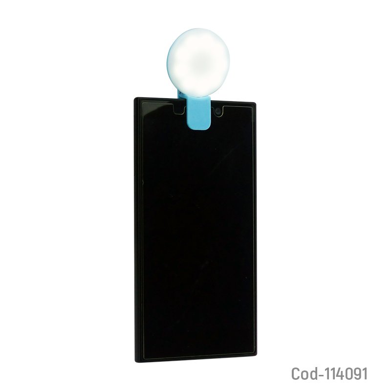 Flash led mini p/smartphone, ideal selfie. en caja. - pack de 10 unidades mayorista — imagen 4