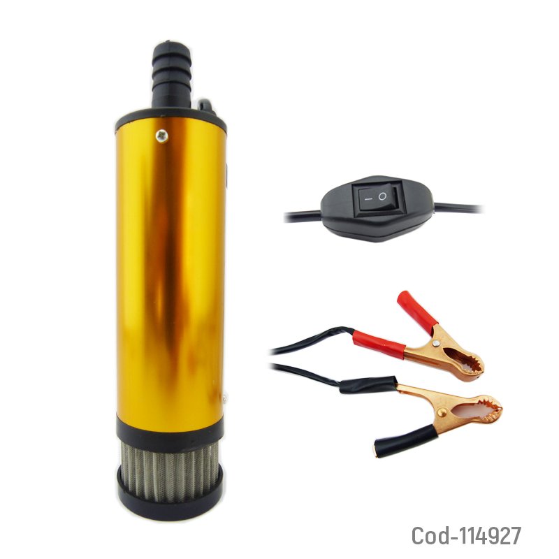 Bomba electrica, 12v, ideal traspaso de fluidos. mayorista — imagen 2