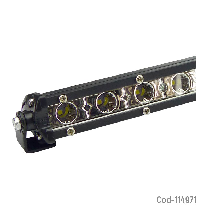 Neblinero led 18 led de 54 watt barra slim metal led 3030. 12/24 volt. mayorista — imagen 2