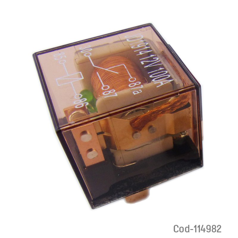 Rele 5 pin, 12v/100amp, para auto x 1 pieza. - pack de 10 unidades mayorista — imagen 2
