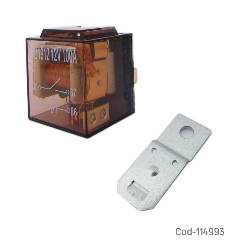 Rele 4 pin, 12v/100amp, para auto x 1 pieza. mayorista — imagen 3