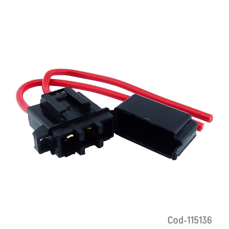 Porta fusible grande 12 volt, set x 2. - pack de 10 unidades mayorista — imagen 2