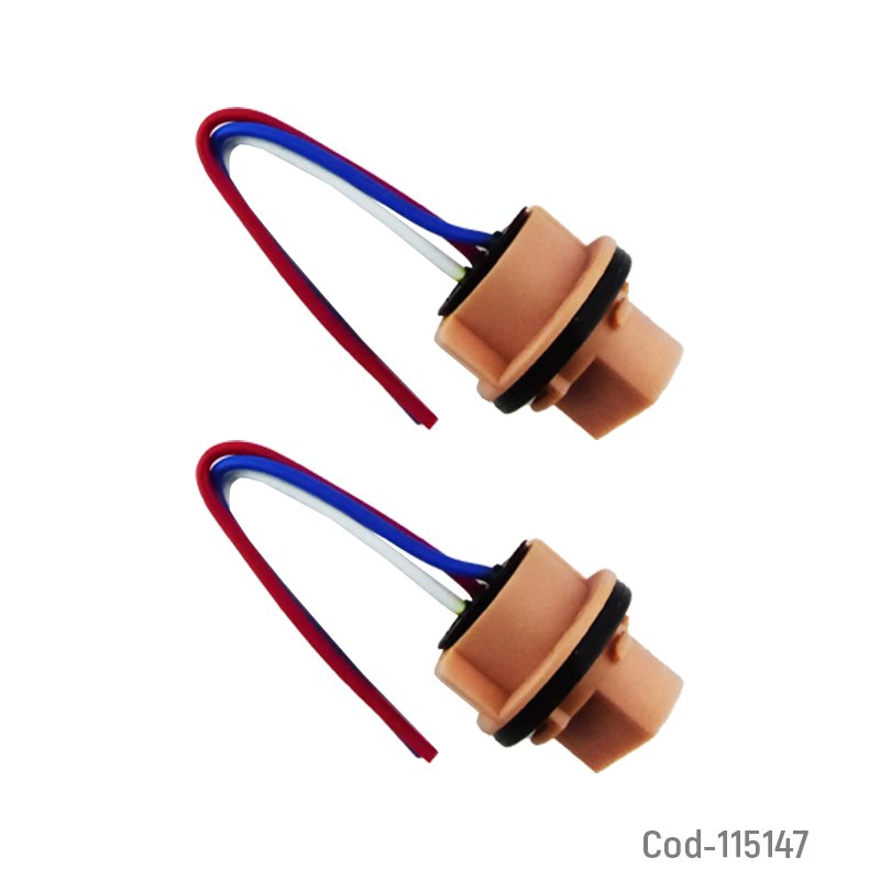 Soquete modelo t-20, para auto, x 2 unidades en blister - pack de 10 unidades mayorista — imagen 3