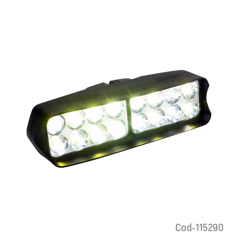Neblinero para moto 16 led, 12volt. en caja. - pack de 10 unidades mayorista — imagen 3