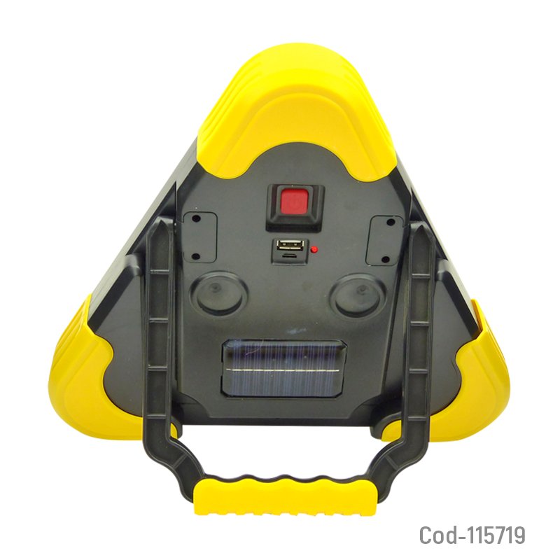 Triangulo led solar, hb-7709 3 led+baliza mayorista — imagen 2