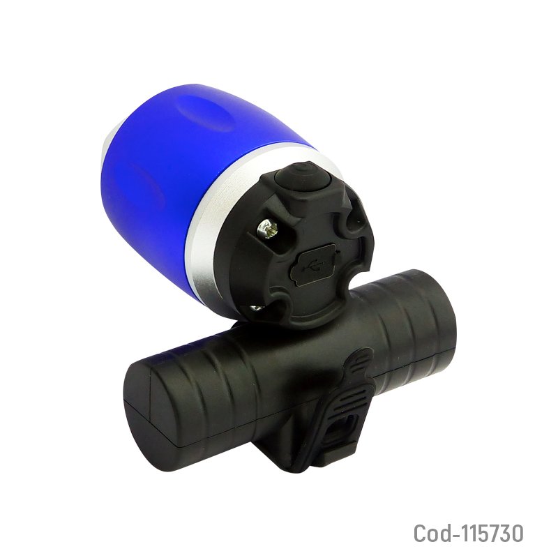 Luz bici/minero duo con zoom, recargable por usb. mayorista — imagen 4