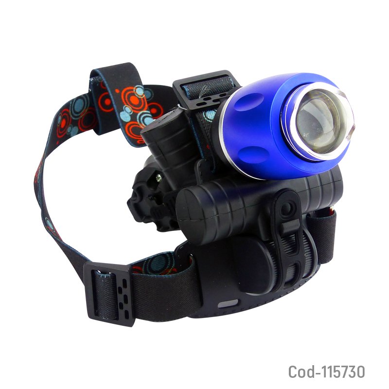 Luz bici/minero duo con zoom, recargable por usb. mayorista — imagen 5