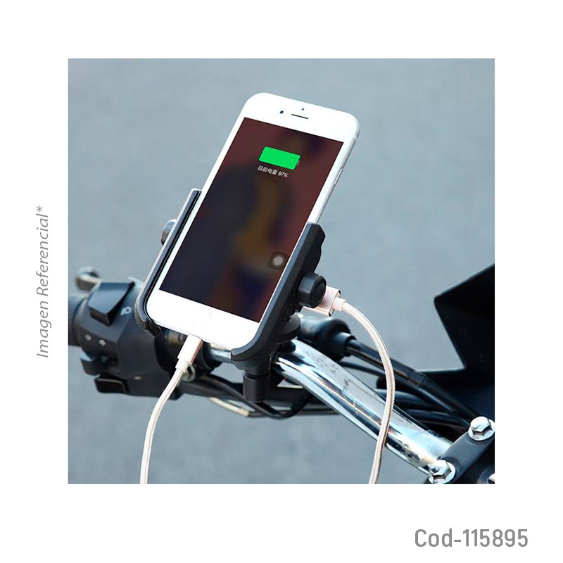 Porta smartphone metalico para moto - pack de 10 unidades mayorista — imagen 3
