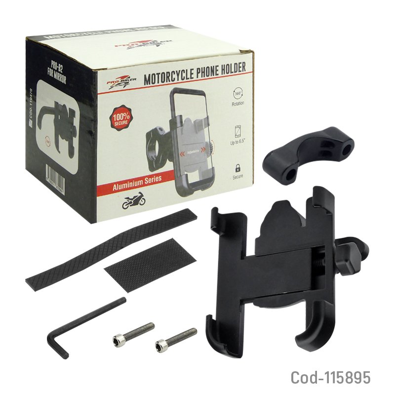 Porta smartphone metalico para moto - pack de 10 unidades mayorista — imagen 4