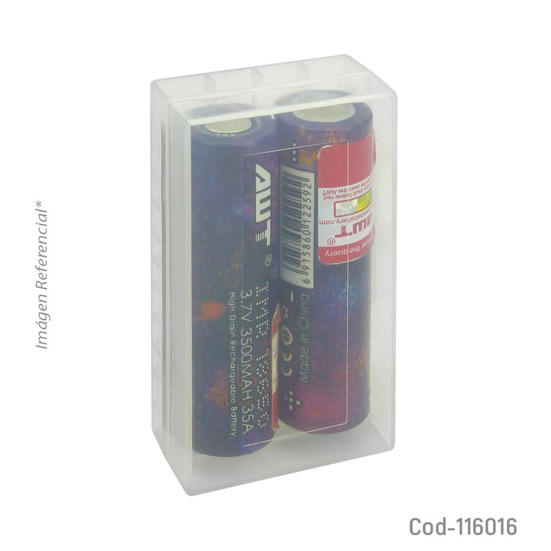 Estuche protector para 2 pilas 18650 - pack de 100 unidades mayorista — imagen 3