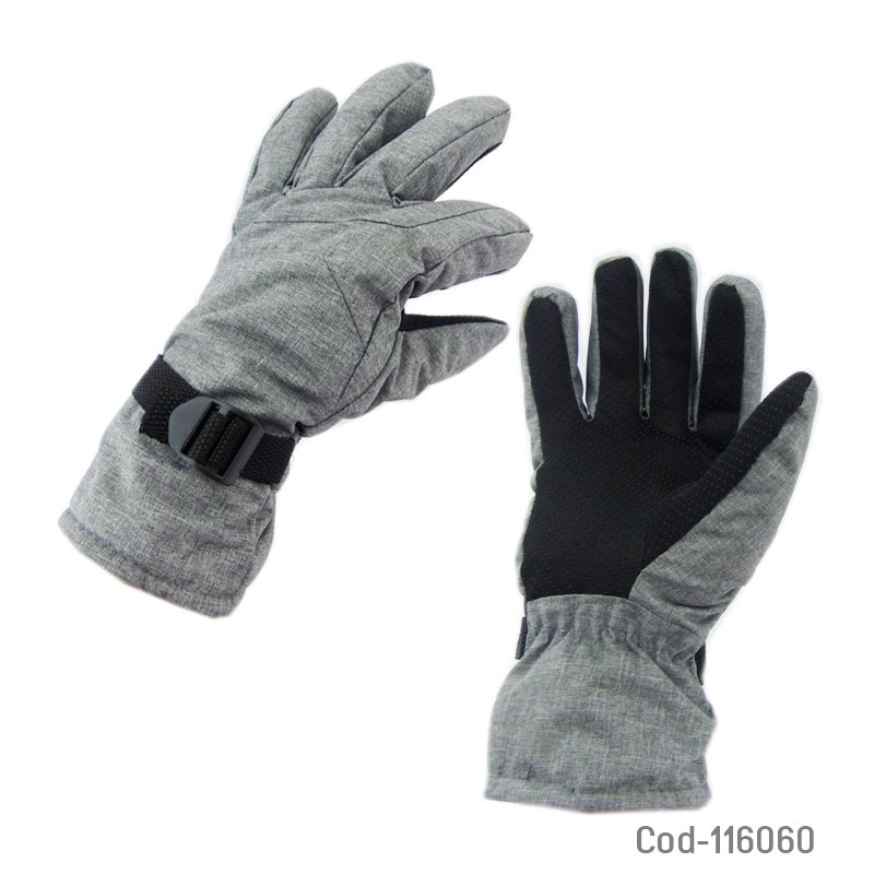 Guante tela, palma con grip. contra frio. 2 colores, para moto. - pack de 10 unidades mayorista — imagen 2