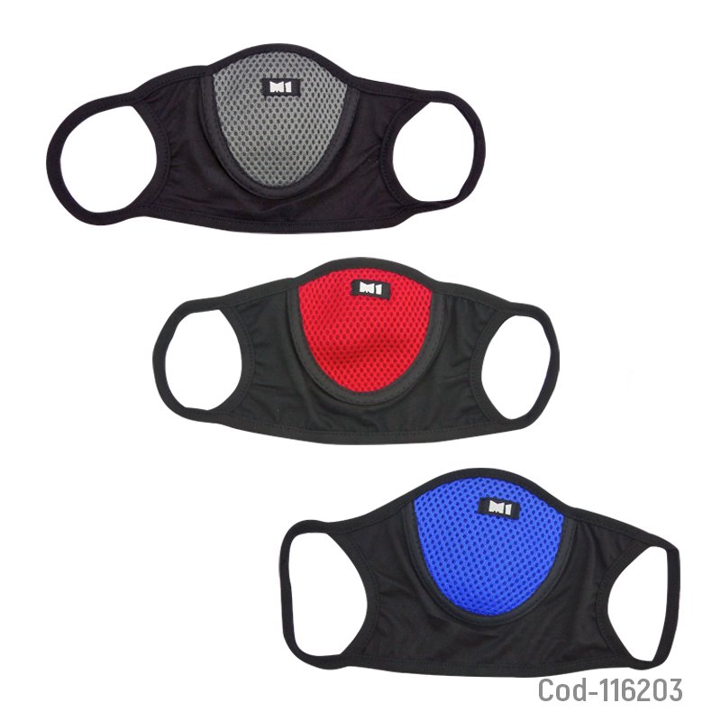 Mascara de tela para motociclista m1 - pack de 50 unidades mayorista — imagen 2