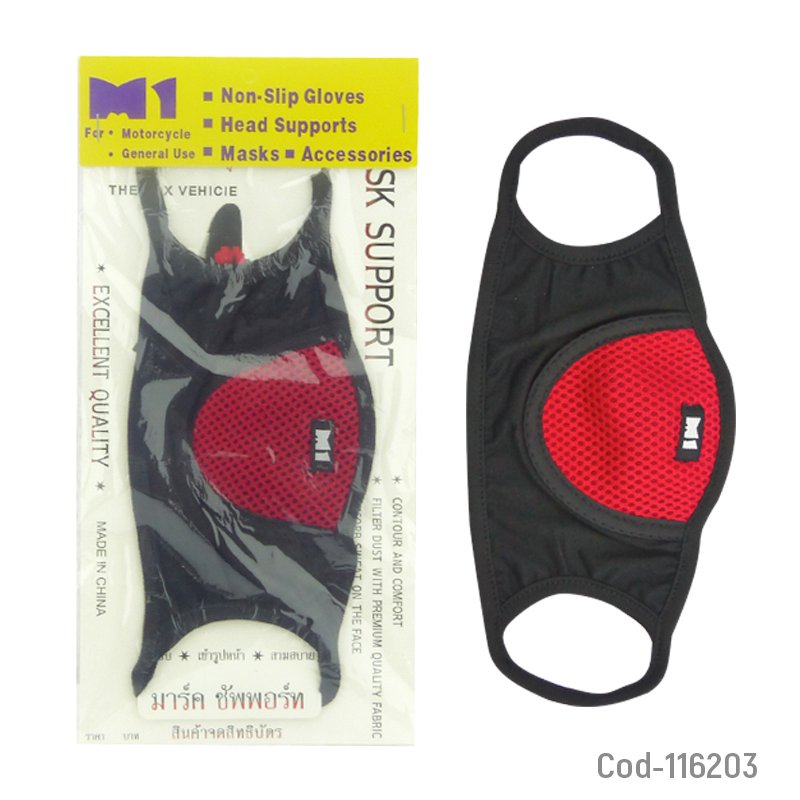 Mascara de tela para motociclista m1 - pack de 50 unidades mayorista — imagen 3