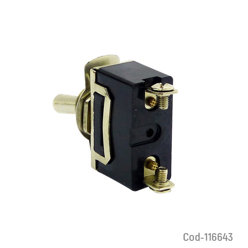 Switch on-off 250 volt / 6a con 2 patas. - pack de 20 unidades mayorista — imagen 2