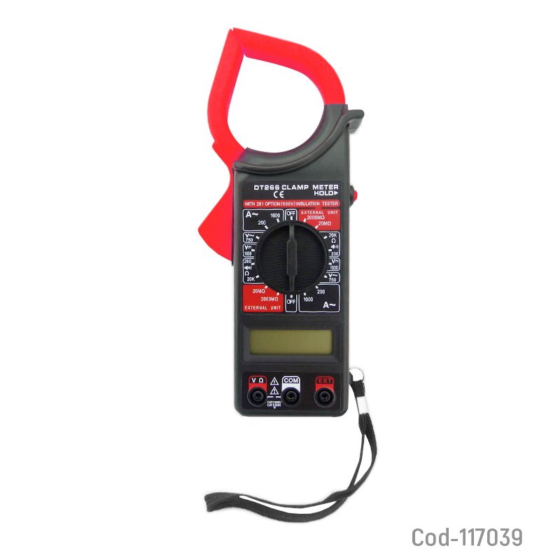 Tester Digital, Con Amperimetro De Pinza Y Estuche. En Blister 9cm x 3,5cm x 23cm por mayor en Chile