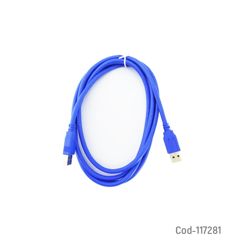Cable usb macho-macho, 3.0, 2 metros. en bolsa. - pack de 10 unidades mayorista — imagen 2
