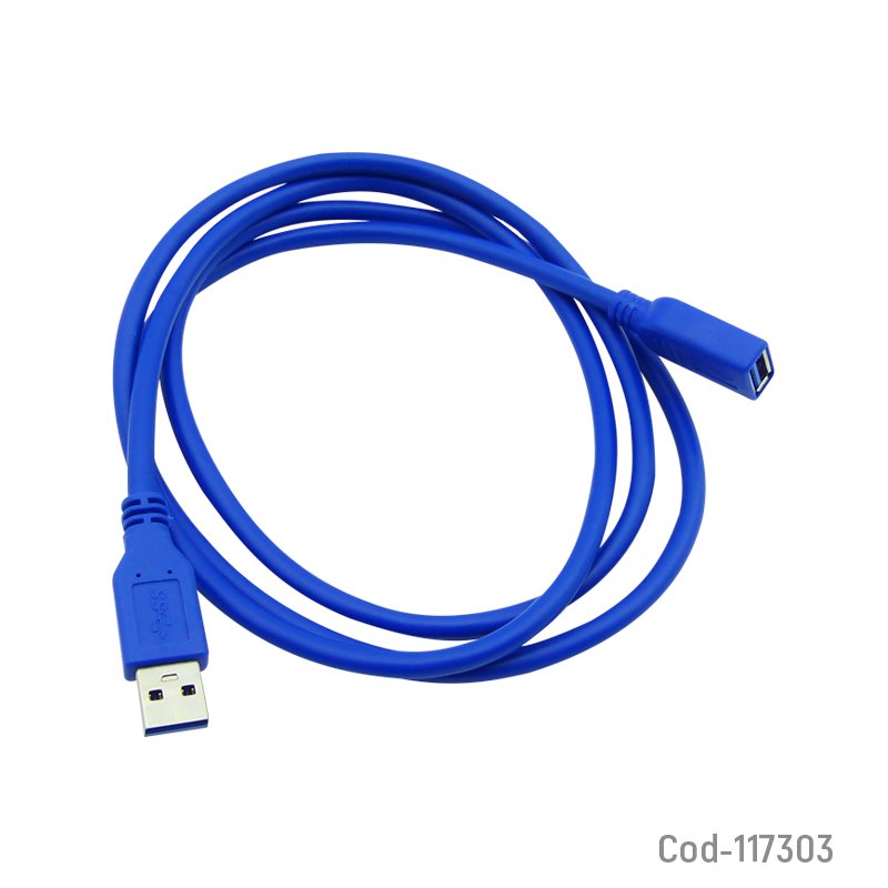 Extension usb 3.0 de 1.5 metros, high speed. en bolsa. - pack de 10 unidades mayorista — imagen 2