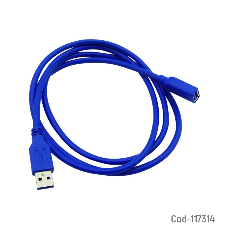 Extension usb 3.0 de 3 metros, high speed. en bolsa - pack de 10 unidades mayorista — imagen 2