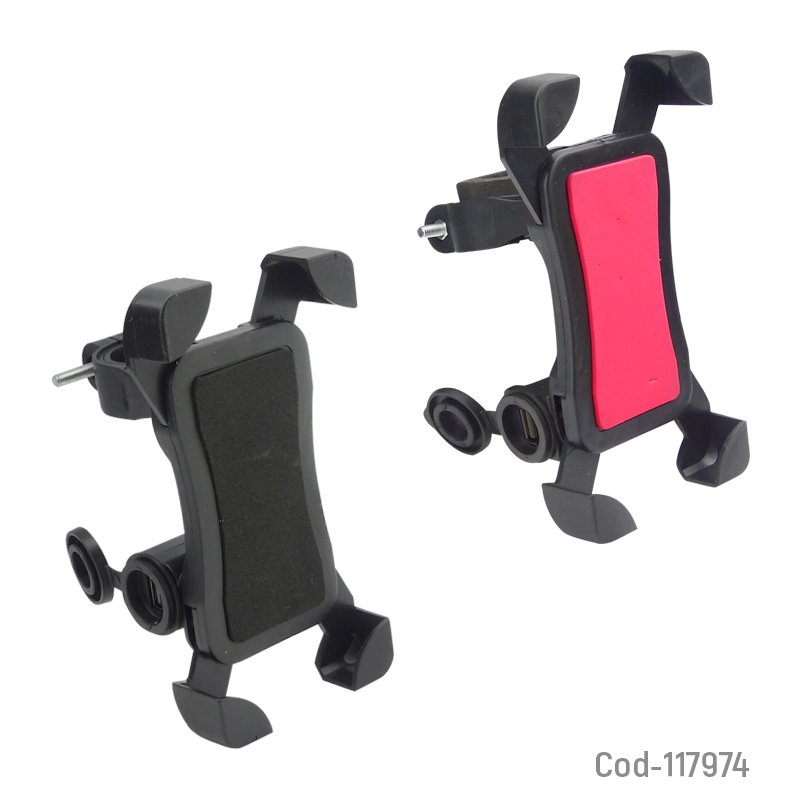 Porta smartphone con usb de carga para moto - pack de 10 unidades mayorista — imagen 3