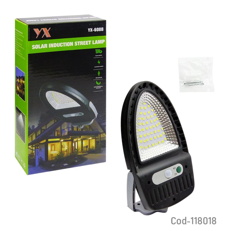 Foco mini solar para pared de 50 led con sensor de movimiento. mayorista — imagen 4