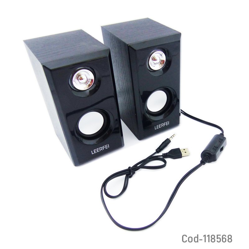 Parlante para pc usb+plug. con regulador de volumen. mayorista — imagen 2