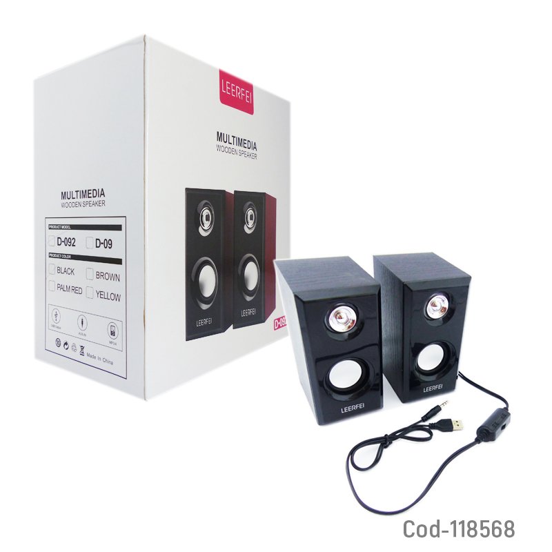 Parlante para pc usb+plug. con regulador de volumen. mayorista — imagen 4