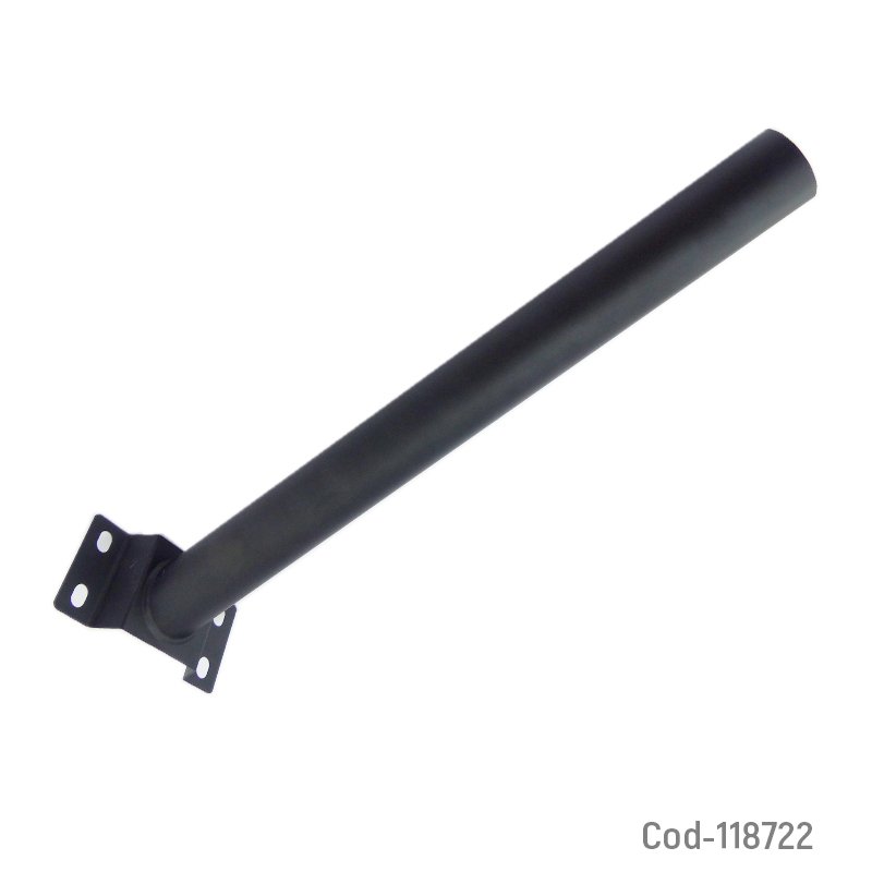 Soporte de metal, diametro 48mm, 50cm, negro, para foco solar. - pack de 10 unidades mayorista — imagen 3