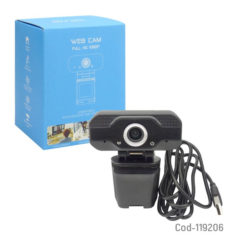 Camara web con microfono q12, full hd 1080p, conexion usb mayorista — imagen 4