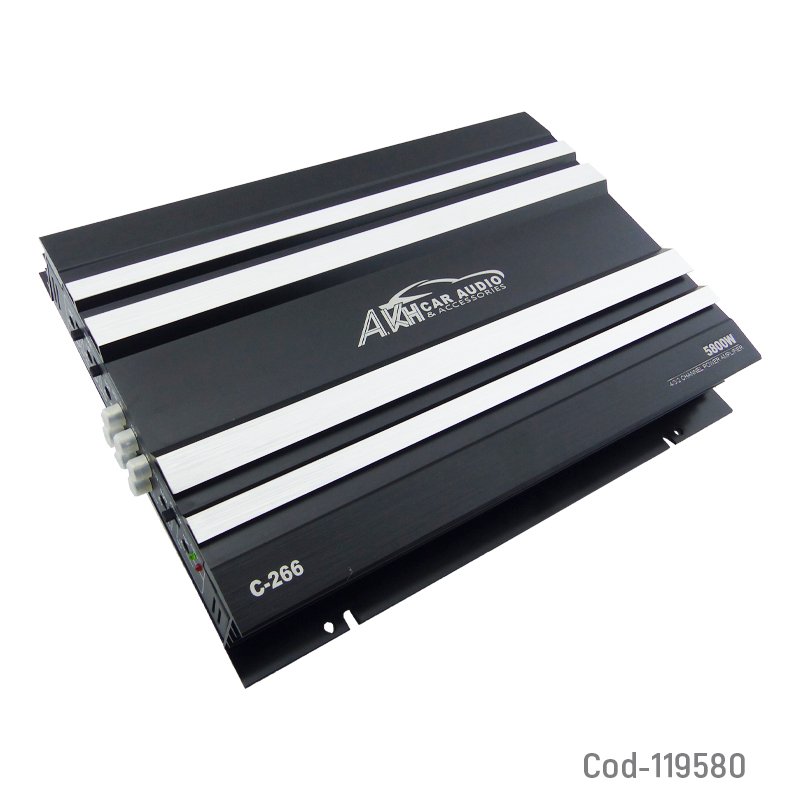 Amplificador 5800 watt, 4 canales, para auto, de alta calidad. mayorista — imagen 3