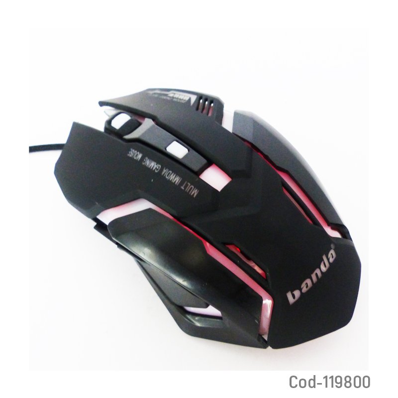 Mouse gamer banda g1, 6 botones, con luz, alta calidad, en caja. mayorista — imagen 2