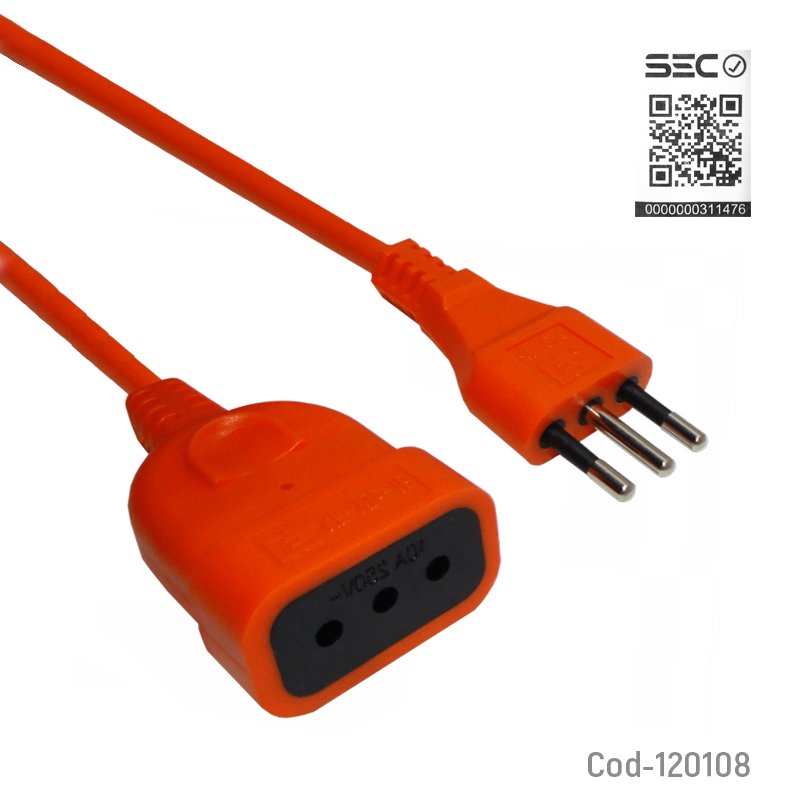 Extension Electrica De 20 Metros, Macrotel Certificado. En Bolsa 20 metros por mayor en Chile